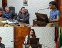 Durante a sessão ordinária da Câmara Municipal de Paulista, realizada nesta terça-feira (17), os estudantes Viviany de Sousa Ventura e Pablos Davi entregaram um ofício aos vereadores solicitando a construção de um teatro municipal na cidade.